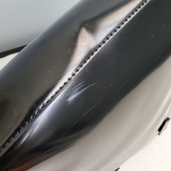 Givenchy Parfums Tote Bag Black Faux Leather Shoppers Very Good Pre Owned - Picture 10 of 12